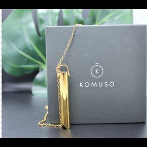 Gold Komuso Shift Necklace